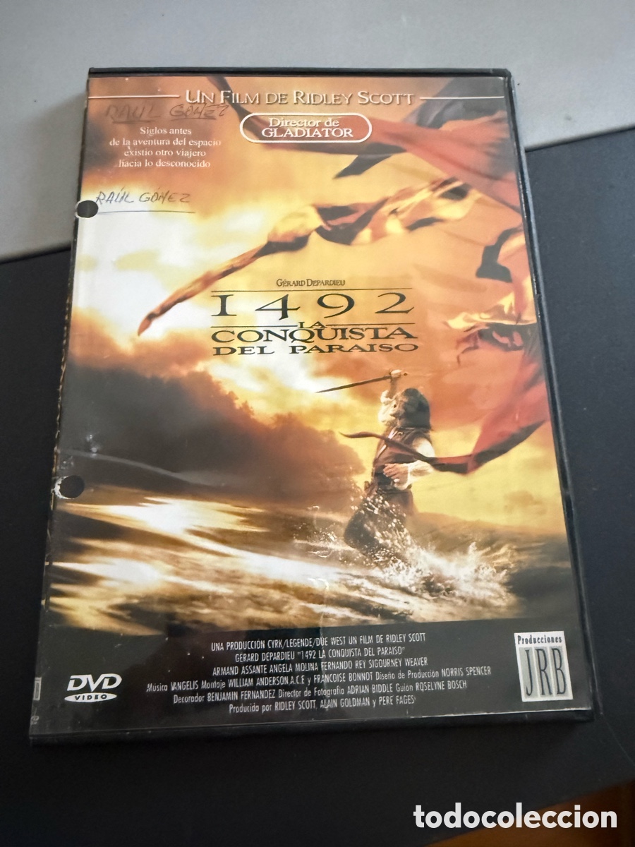 Cine: DVD. 1492. LA CONQUISTA DEL PARA&Iacute;SO. caja Fina. Leer