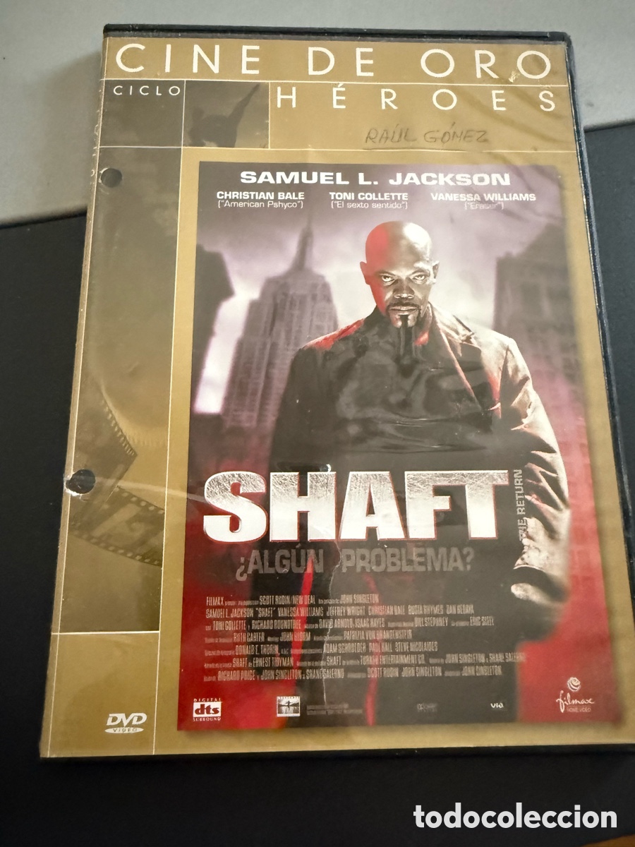 Cine: DVD. SHAFT. Alg&uacute;n Problema? Caja Fina. Leer