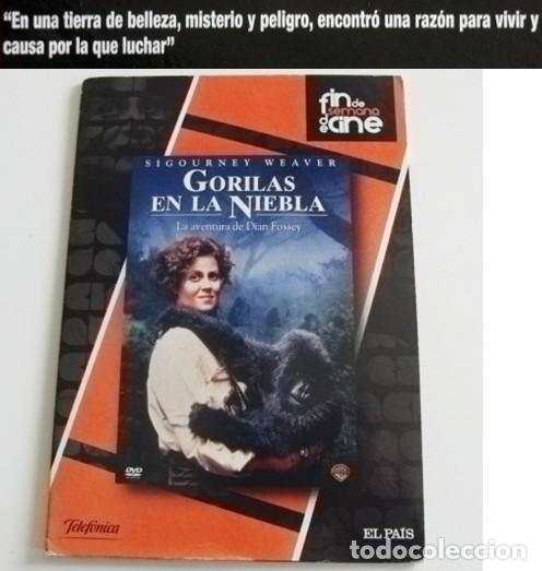 Cine: GORILAS EN LA NIEBLA DVD PEL&Iacute;CULA BIOGR&Aacute;FICA SIGOURNEY WEAVER APTED HECHO REAL DE DIAN FOSSEY &Aacute;FRICA