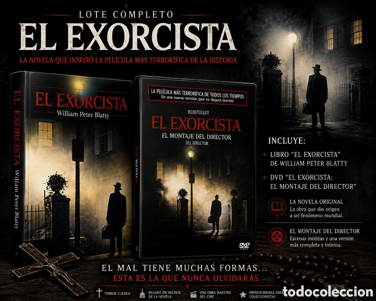 Cine: El Exorcista: Libro de William Peter Blatty + DVD El Montaje del Director | Edici&oacute;n especial