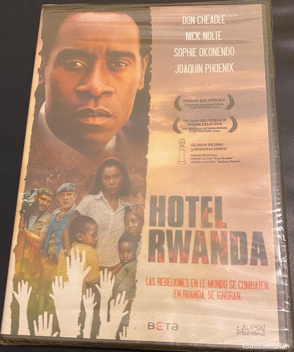 Cin&eacute;ma: 'Hotel Rwanda', con Don Cheadle y Nick Nolte. Drama basado en hechos reales. DVD nuevo precintado.