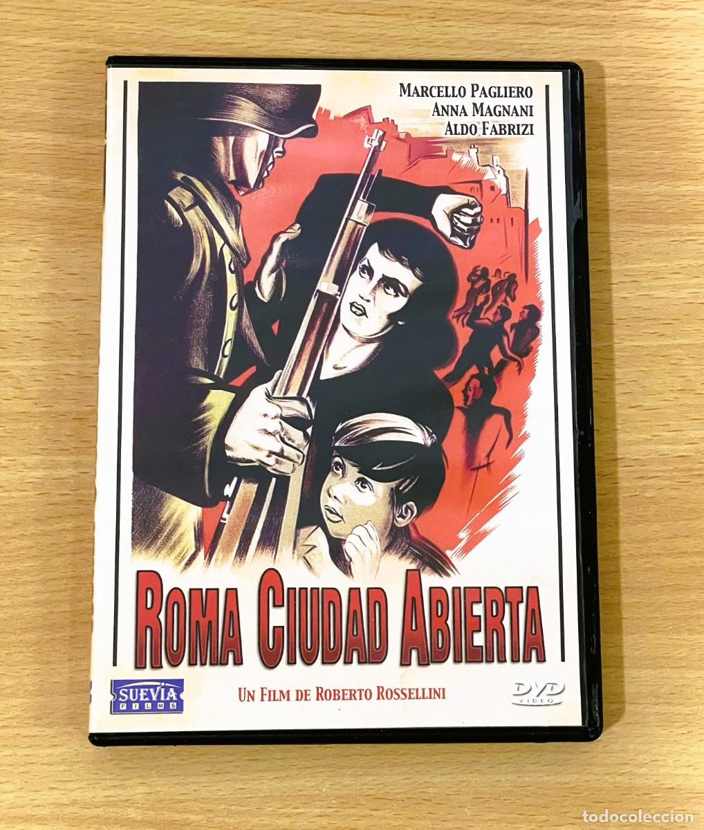 Cine: DVD CINE DRAMA B&Eacute;LICO ITALIANO DE ROBERTO ROSSELLINI - ROMA, CIUDAD ABIERTA (1945)