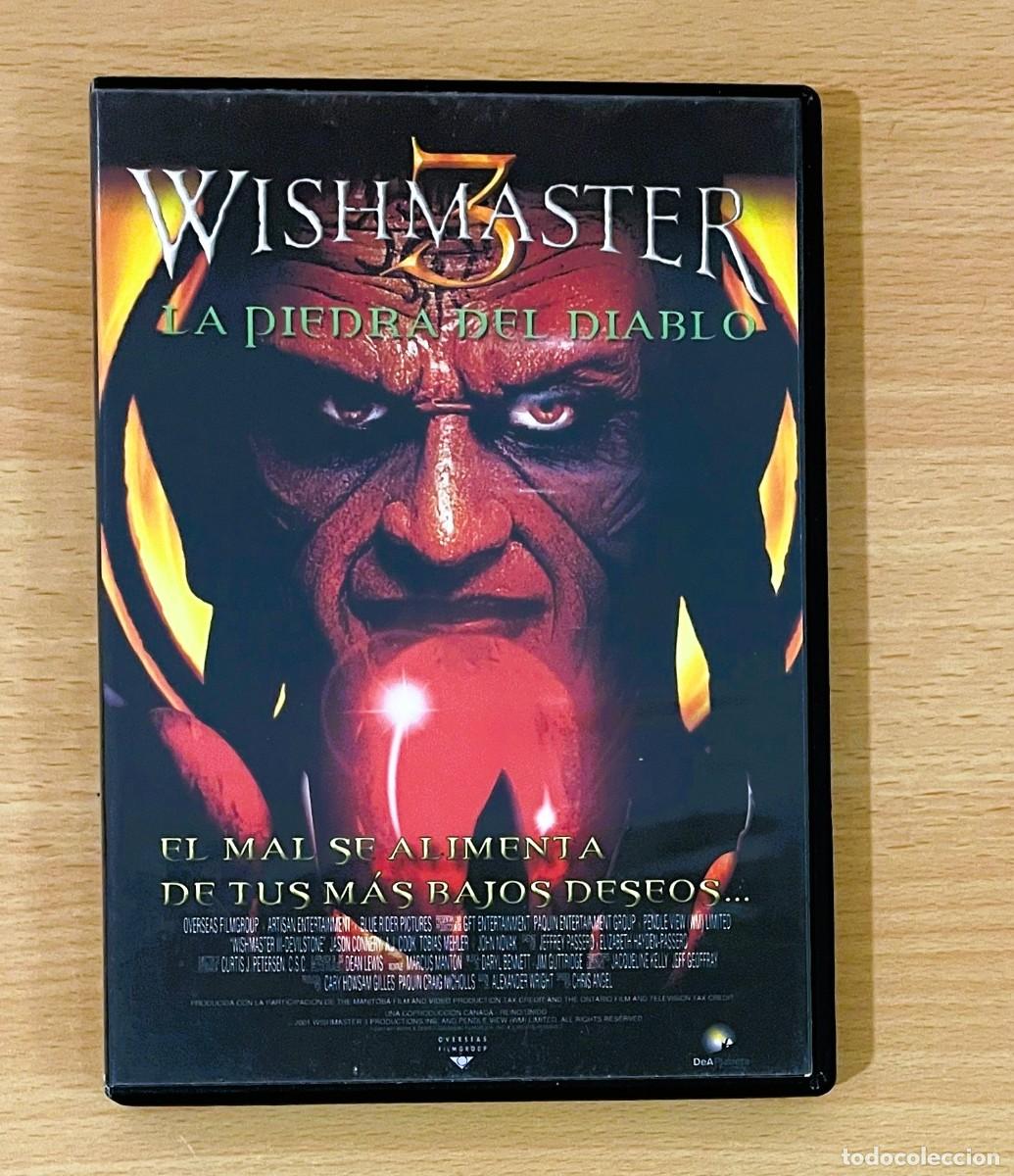 Cine: DVD CINE DE TERROR FANT&Aacute;STICO FANTATERROR - WISHMASTER 3, LA PIEDRA DEL DIABLO (2001)