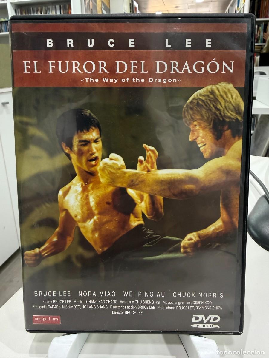 Cine: El Furor del Drag&oacute;n (DVD) Bruce Lee, Chuck Norris &ndash; Manga Films
