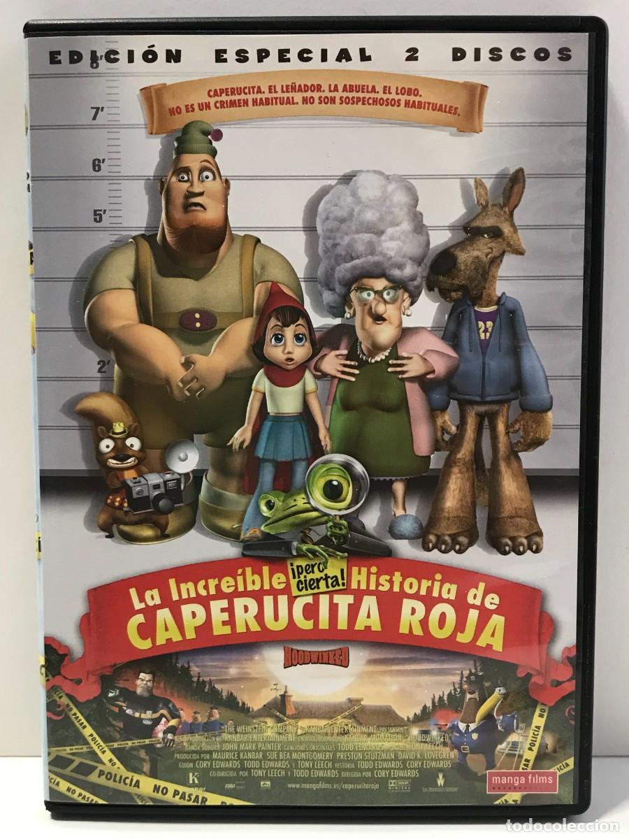 Cine: DVD LA INCREIBLE PERO CIERTA HISTORIA DE CAPERUCITA ROJA (1 DISCO) (L)