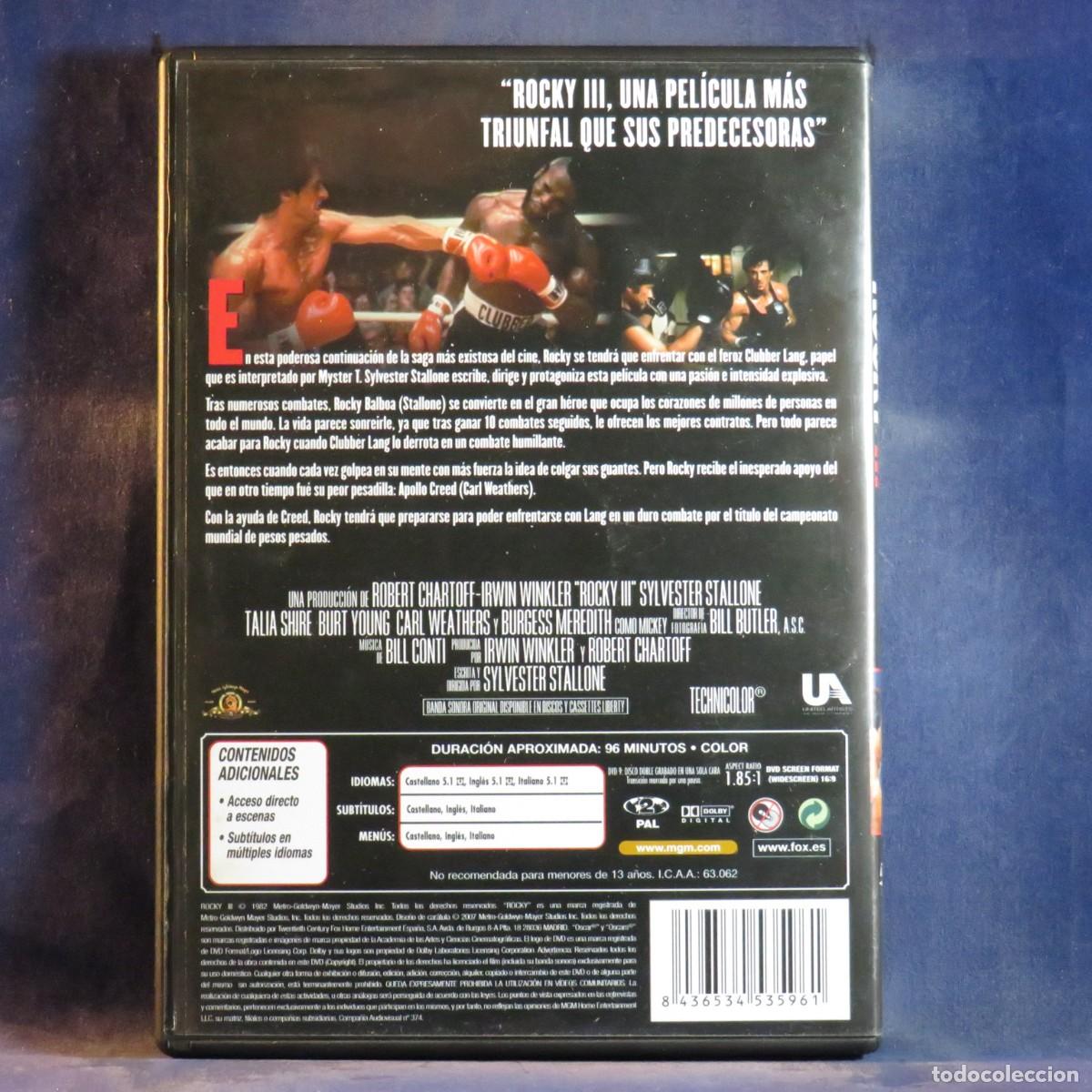 Cine: ROCKY III - DVD ---- - Foto 2