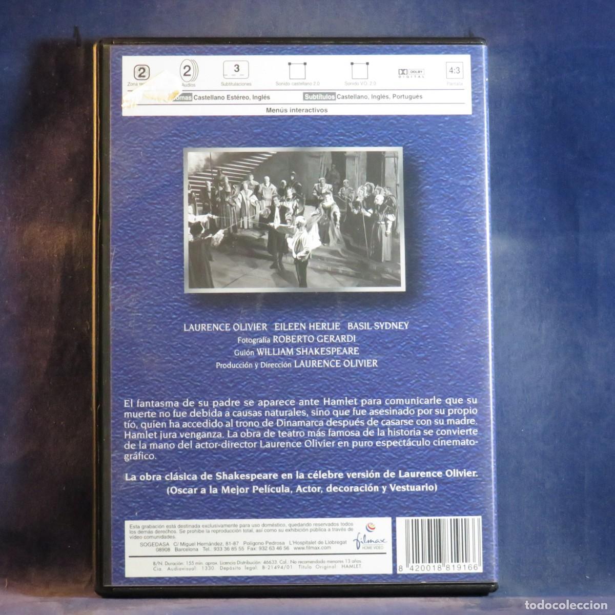 Cine: HAMLET - DVD ------- - Foto 2
