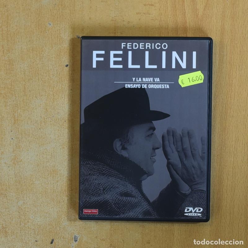 Cine: FEDERICO FELLINI Y LA NAVE VA ENSAYO DE ORQUESTA - DVD