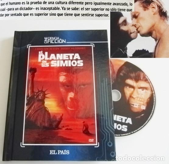 Cine: EL PLANETA DE LOS SIMIOS LIBRO DVD PEL&Iacute;CULA CIENCIA FICCI&Oacute;N CHARLTON HESTON KIM HUNTER MCDOWALL PA&Iacute;S