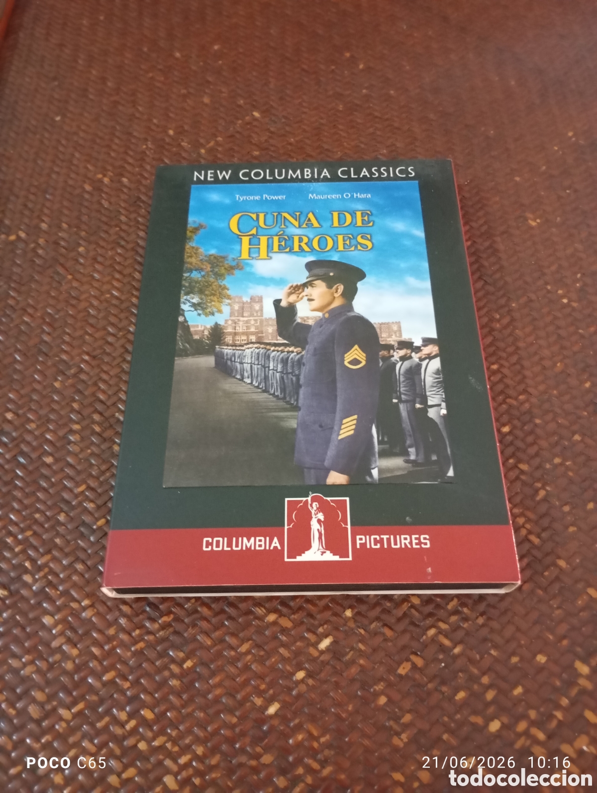 Cine: Cuna de h&eacute;roes tyrone power DVD