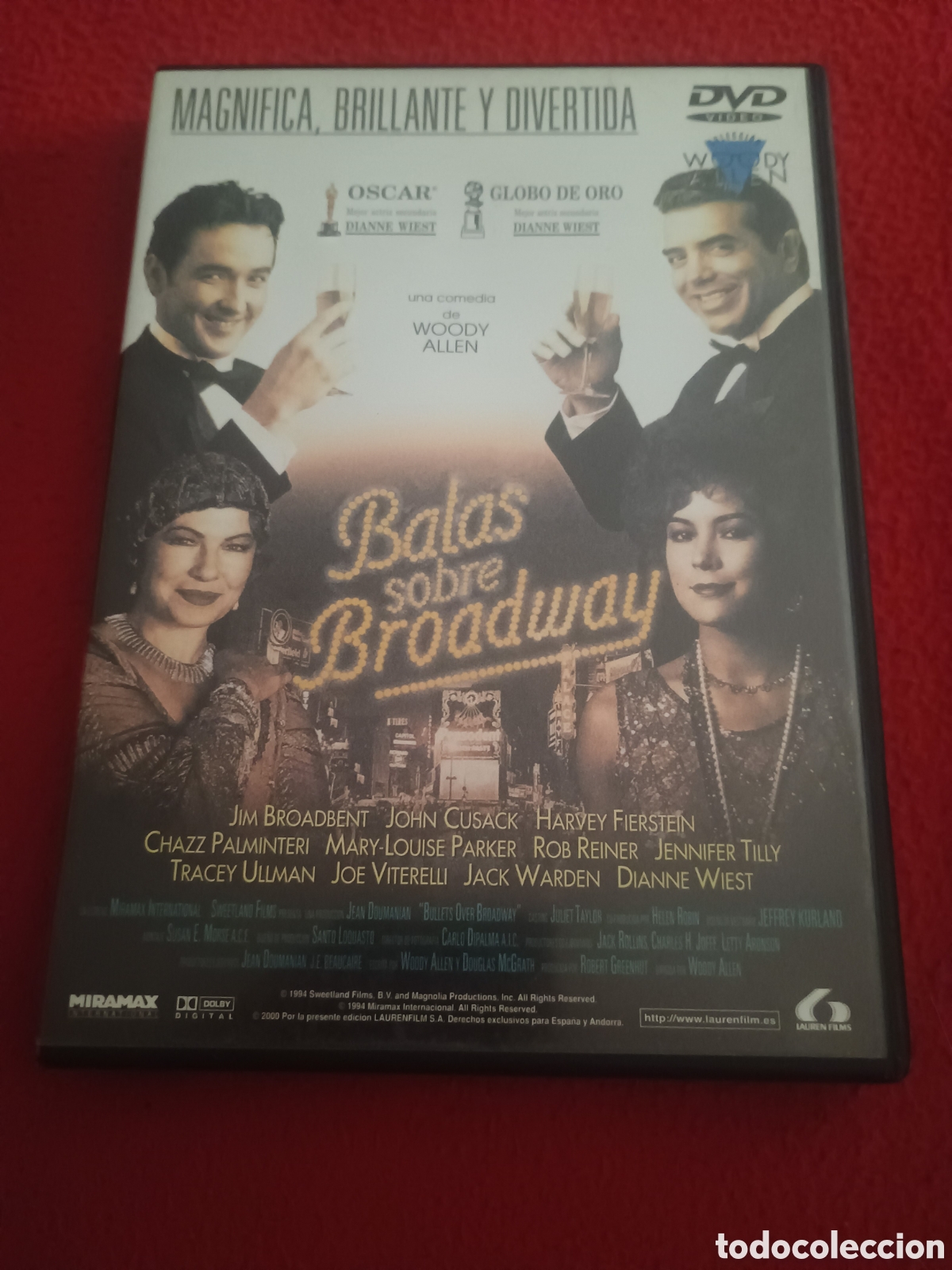 Cine: Dvd balas sobre Broadway - Woody allen rob reiner John cusack