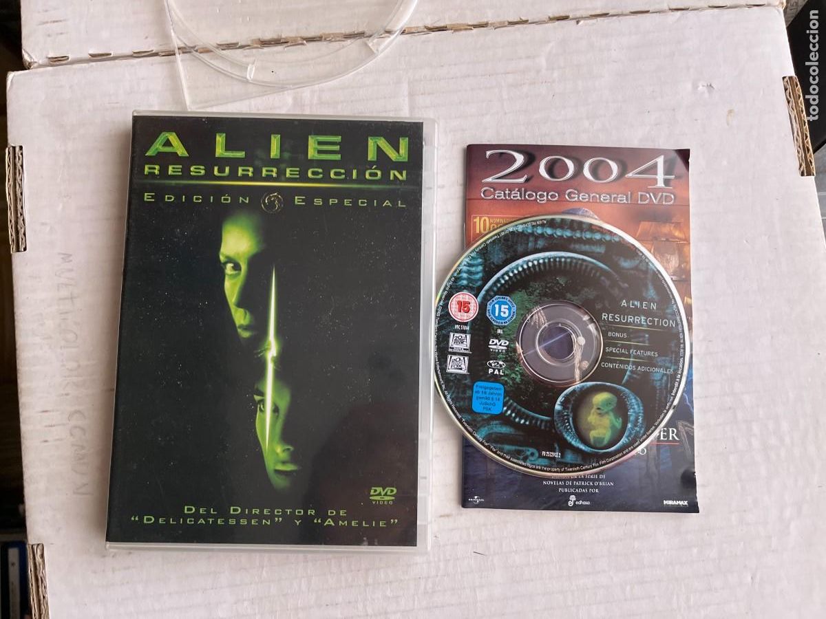 Cine: ALIEN RESURRECCION - DVD PELICULA KREATEN .- SOLO DISCO BONUS
