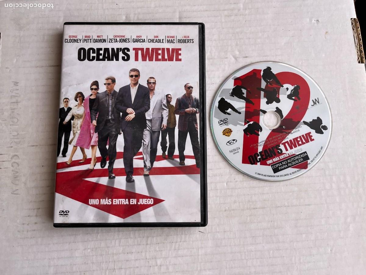 Cine: OCEANS TWELVE UNO MAS ENTRA EN JUEGO DVD PELICULA KREATEN