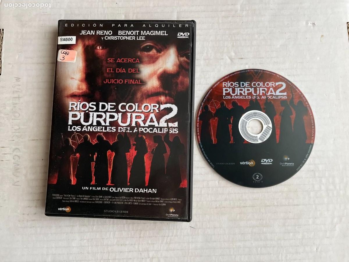 Cine: RIOS DE COLOR PURPURA 2 LOS ANGELES DEL APOCALIPSIS - DVD PELICULA KREATEN