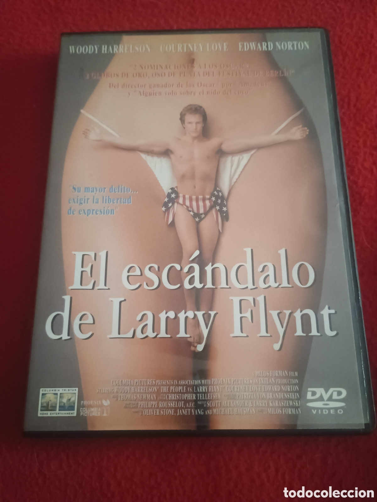 Cine: Dvd el esc&aacute;ndalo Larry flynt - Woody harrelson