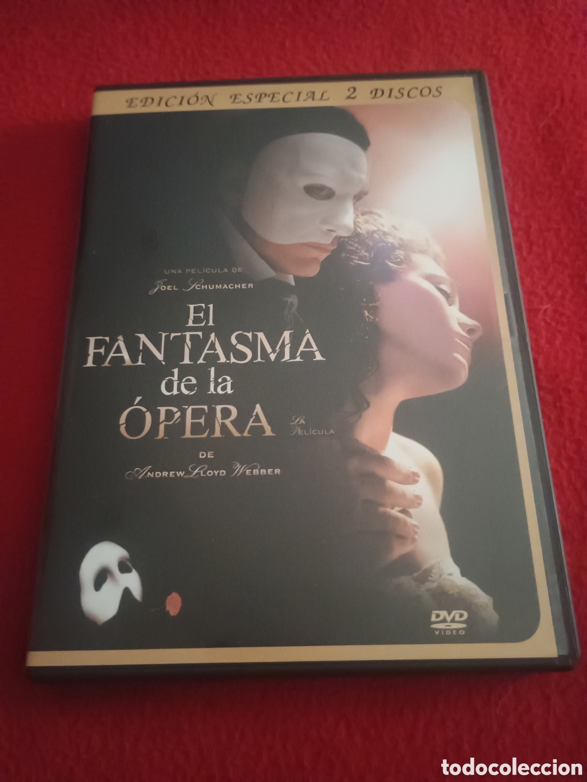 Cine: Dvd el fantasma de la &oacute;pera (2 discos) Joel Schumacher Andrew lloyd webber