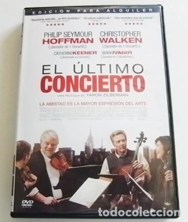 Cine: EL &Uacute;LTIMO CONCIERTO DVD PEL&Iacute;CULA -C. M&Uacute;SICA SEYMOUR HOFFMAN WALKEN KEENER IVANIR POOTS AMIGOS PAREJA
