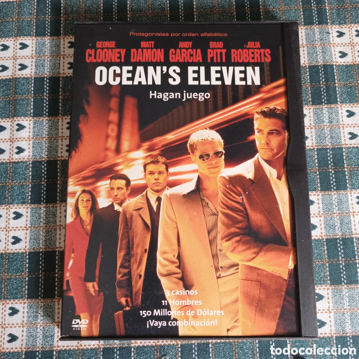 Cine: PELICULA DVD OCEAN`S ELEVEN GEORGE CLOONEY MATT DAMON ANDY GARCIA BRAD PITT JULIA ROBERTS