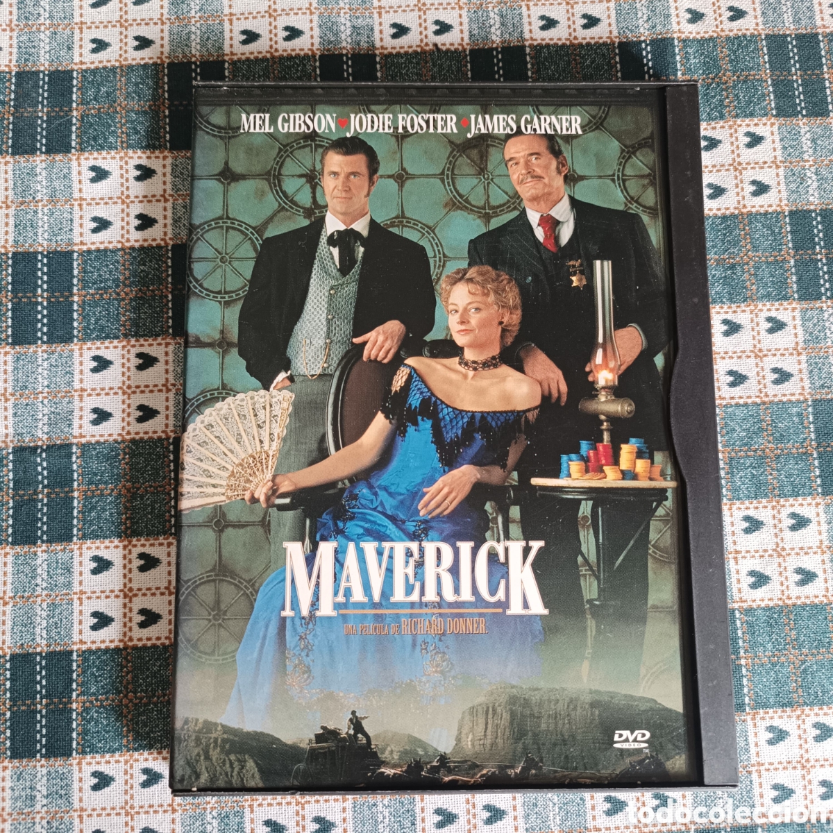 Cine: MAVERICK. DVD. MEL GIBSON, JODIE FOSTER, JAMES GARNER