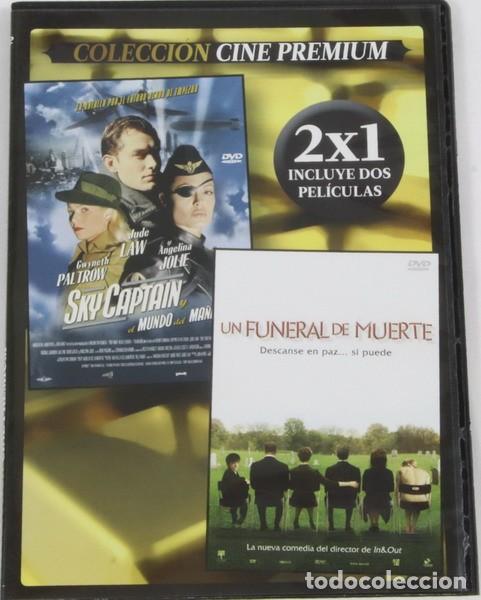 Cine: Pel&iacute;cula DVD. Sky Captain / El mundo de ma&ntilde;ana + Un funeral de Muerte. Pedido m&iacute;nimo 6 &euro;