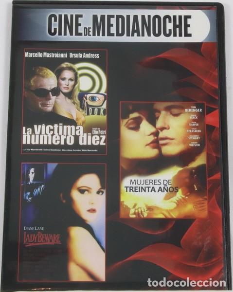 Cine: Pel&iacute;cula DVD. La victima numero diez + Mujeres de treinta a&ntilde;os + Lady Beware. Pedido m&iacute;nimo 6 &euro;