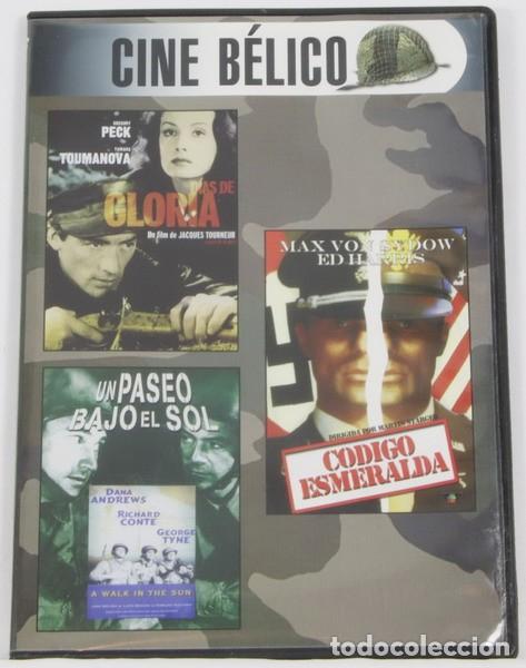 Cine: Pel&iacute;cula DVD. Dias de Gloria + Codigo esmeralda + Un paseo bajo el Sol. PEDIDO MINIMO 6 &euro;