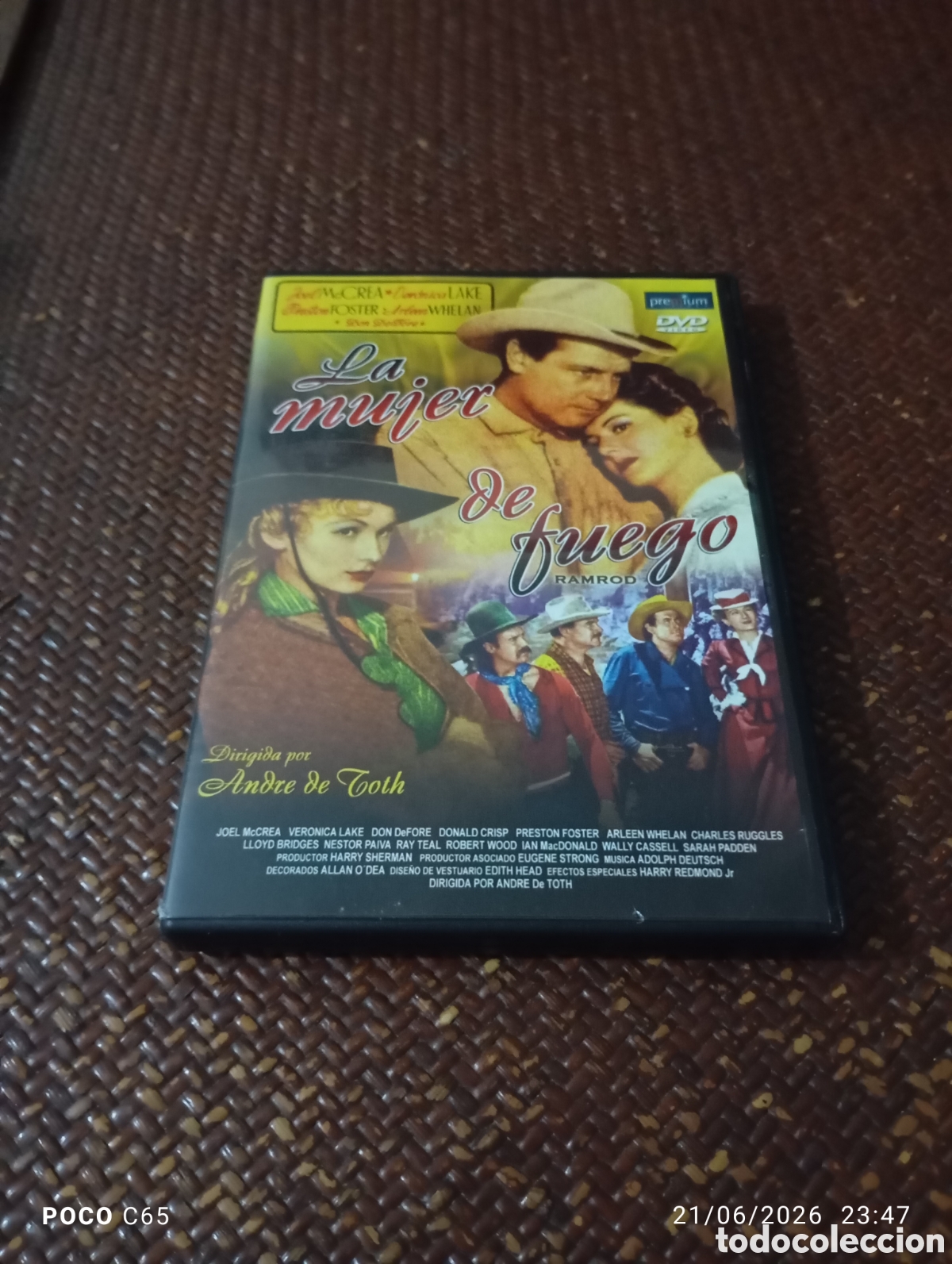 Cine: La mujer de fuego DVD