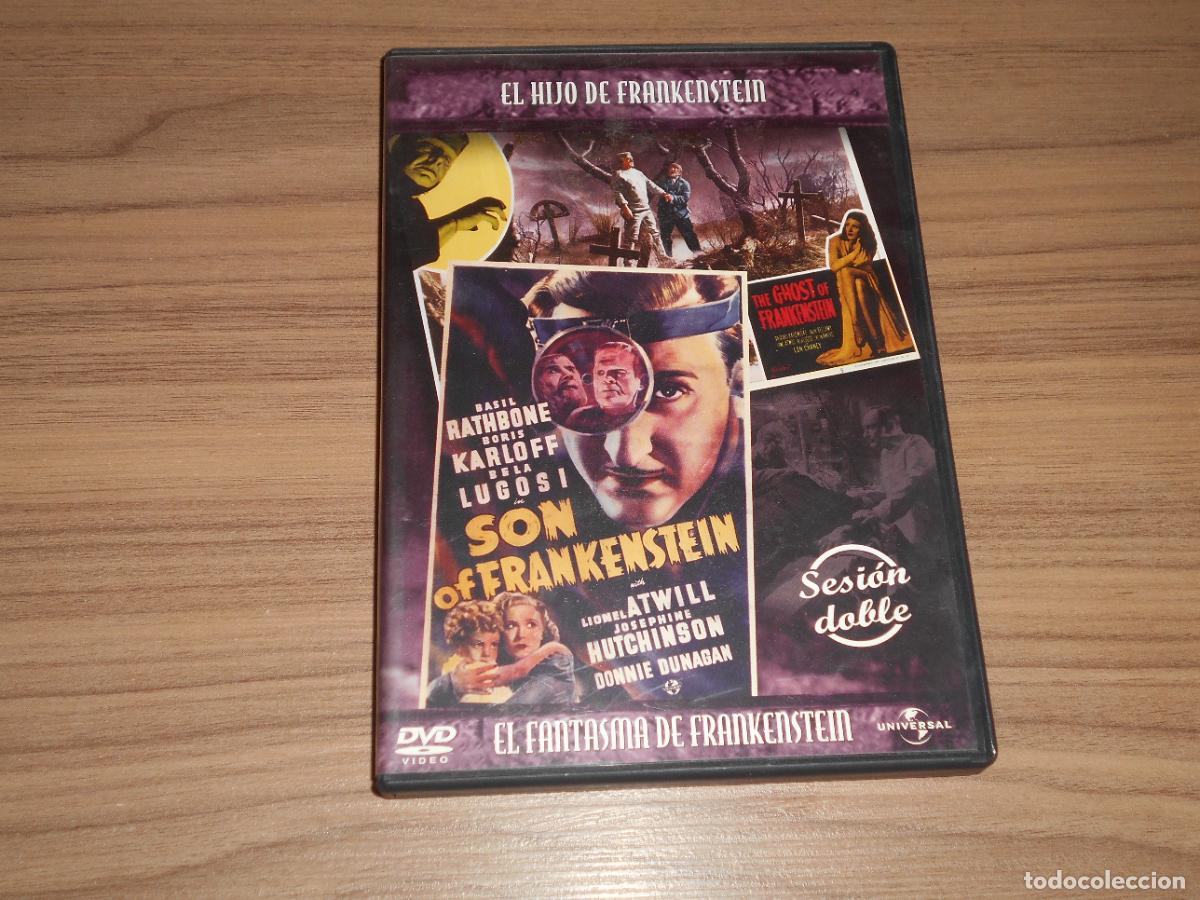 Cine: EL HIJO DE FRANKENSTEIN + EL FANTASMA DE FRANKENSTEIN DVD Universal COMO NUEVA