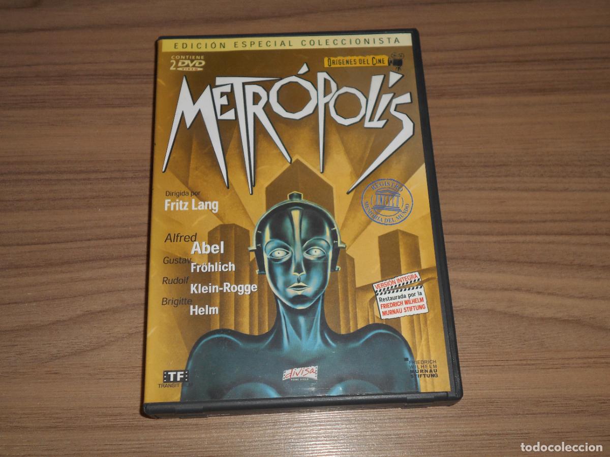 Cine: METROPOLIS Edicion Especial 2 DVD de FRITZ LANG Como NUEVA