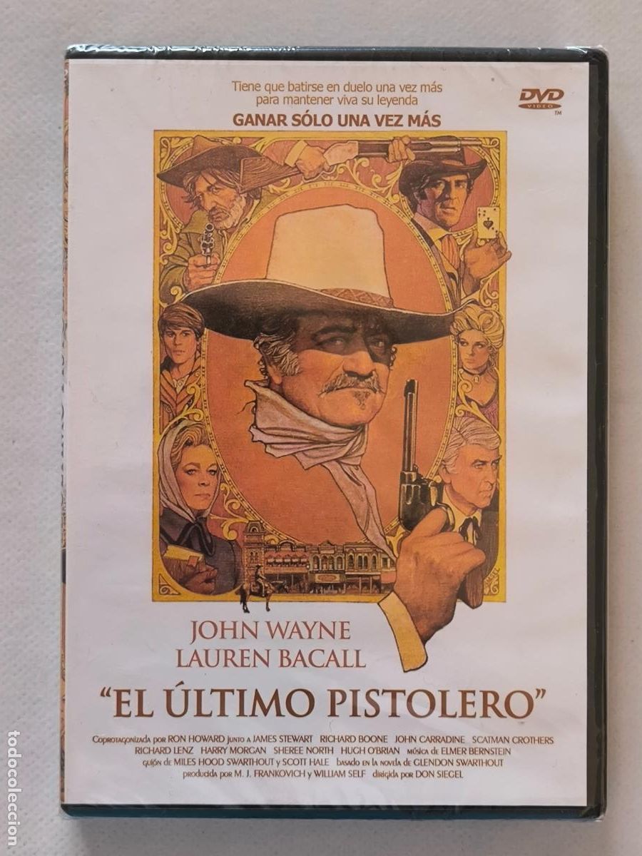 Cine: DVD EL ULTIMO PISTOLERO - JOHN WAYNE - NUEVO, PRECINTADO (179)