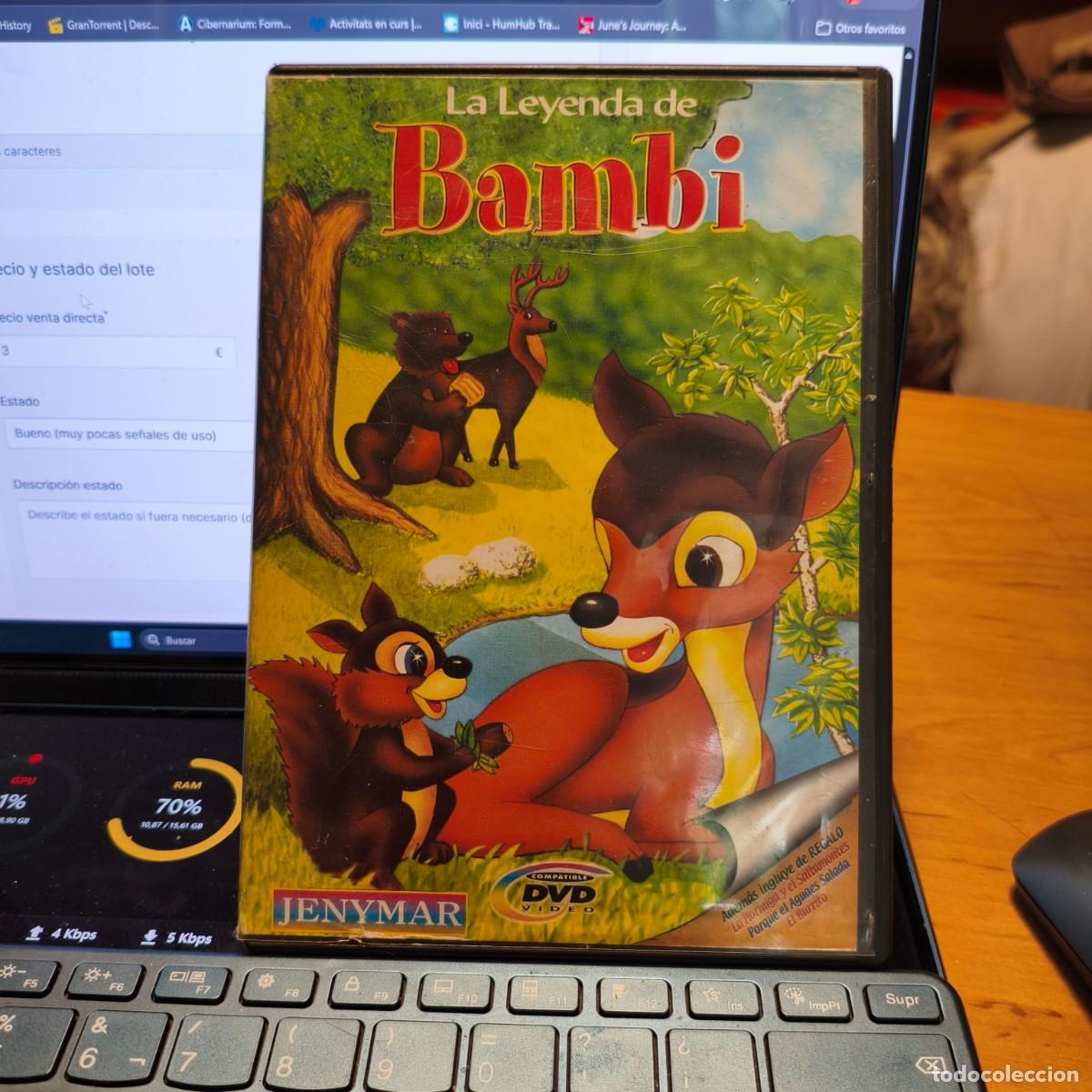 Cine: La Leyenda de Bambi DVD
