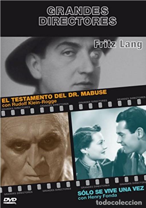 Cine: Grandes Directores - Fritz Lang DVD Como nuevo 2 Pel&iacute;culas