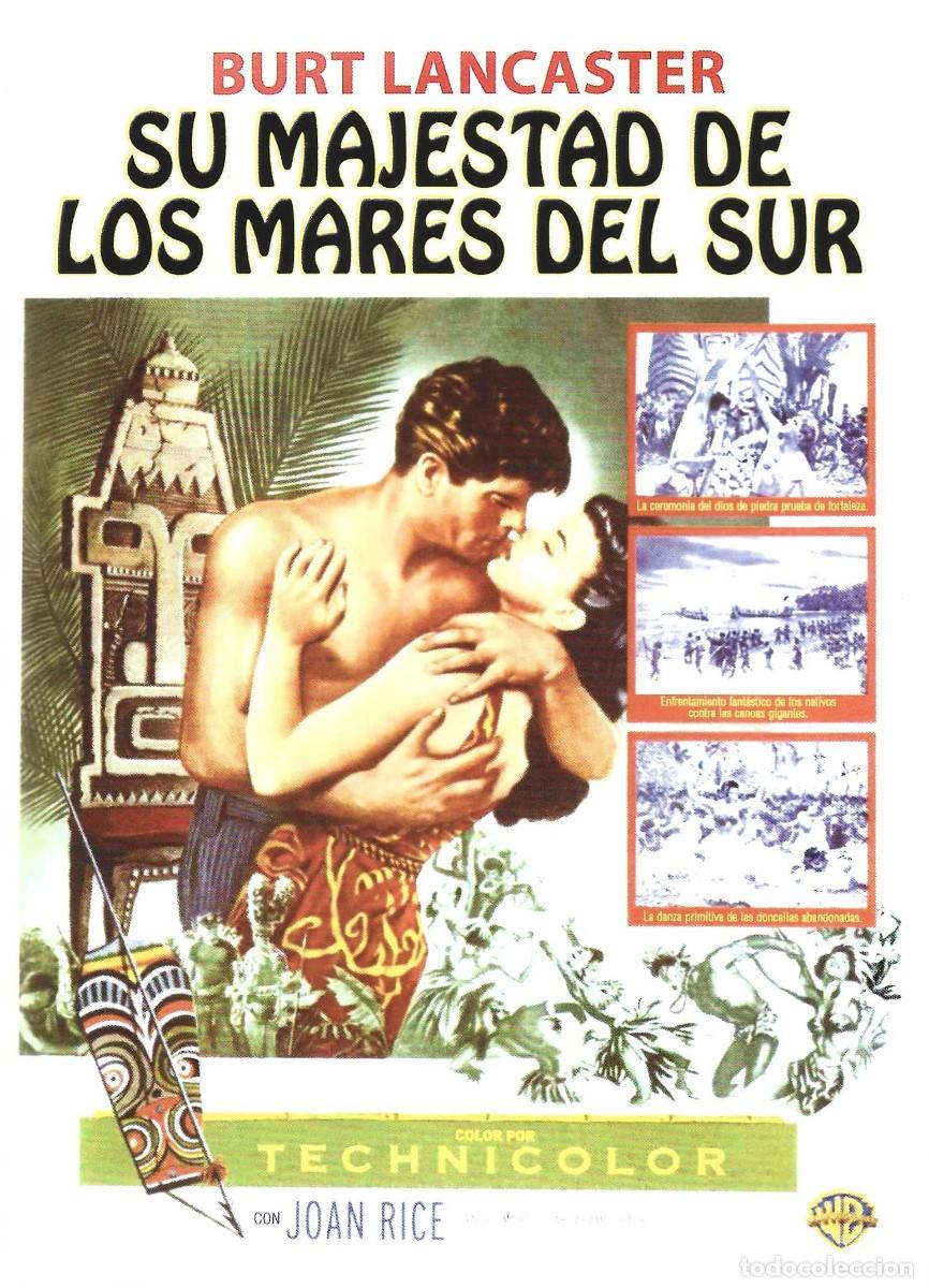 Cine: SU MAJESTAD DE LOS MARES DEL SUR BURT LANCASTER