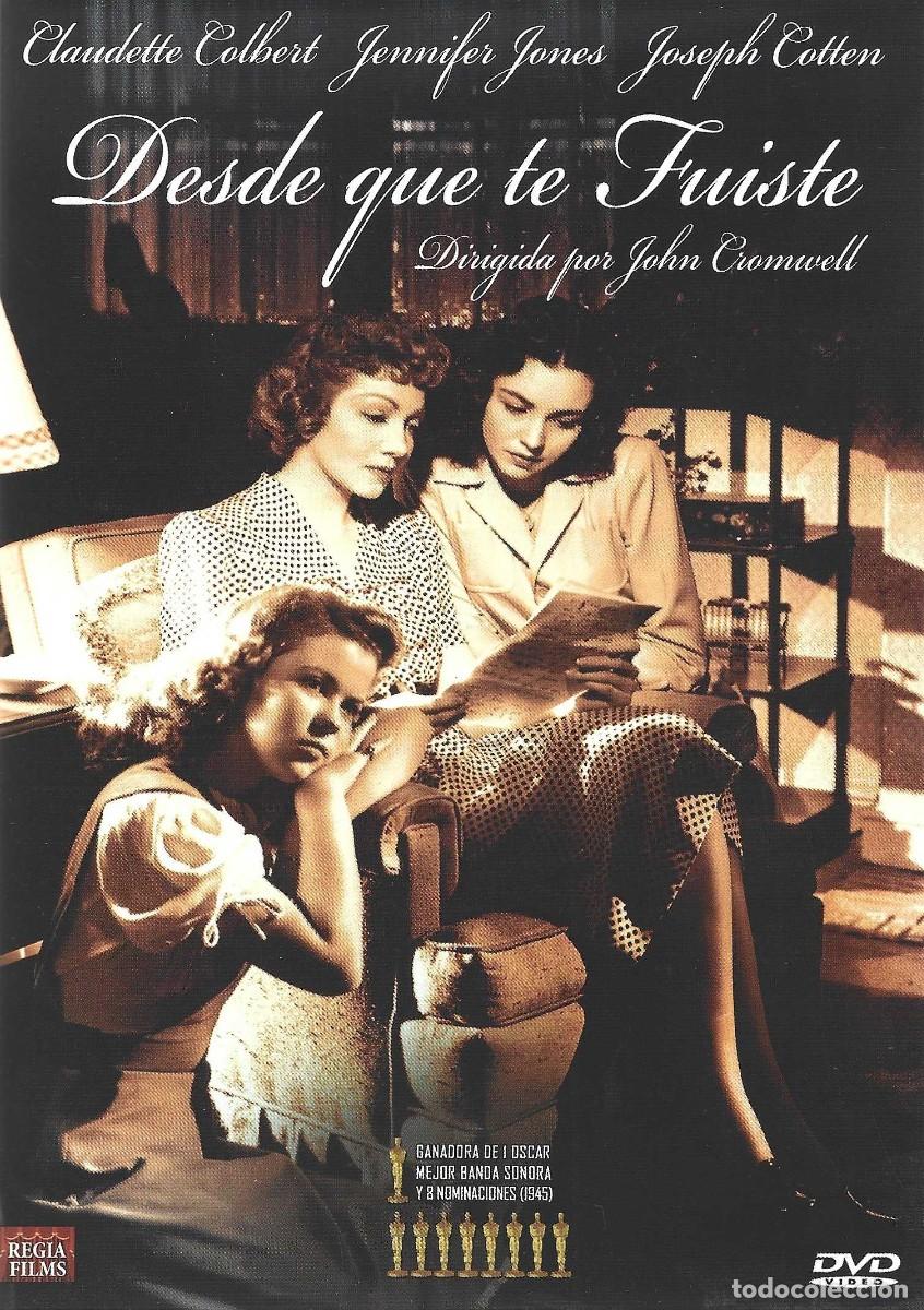Cine: DESDE QUE TE FUISTE CLAUDETTE COLBERT