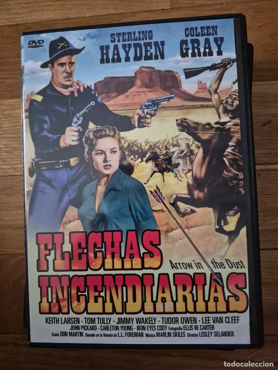 Cine: Flechas incendiarias, dvd Lesley Selander Sterling Hayden Coleen Gray Lee Van Cleef