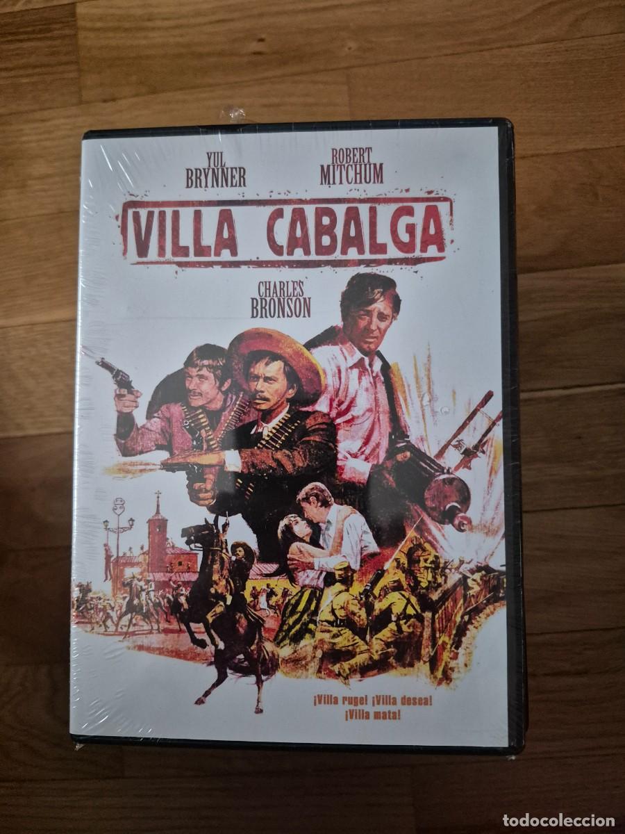 Cine: Villa cabalga, dvd precintada Buzz Kulik Yul Brynner Robert Mitchum Charles Bronson