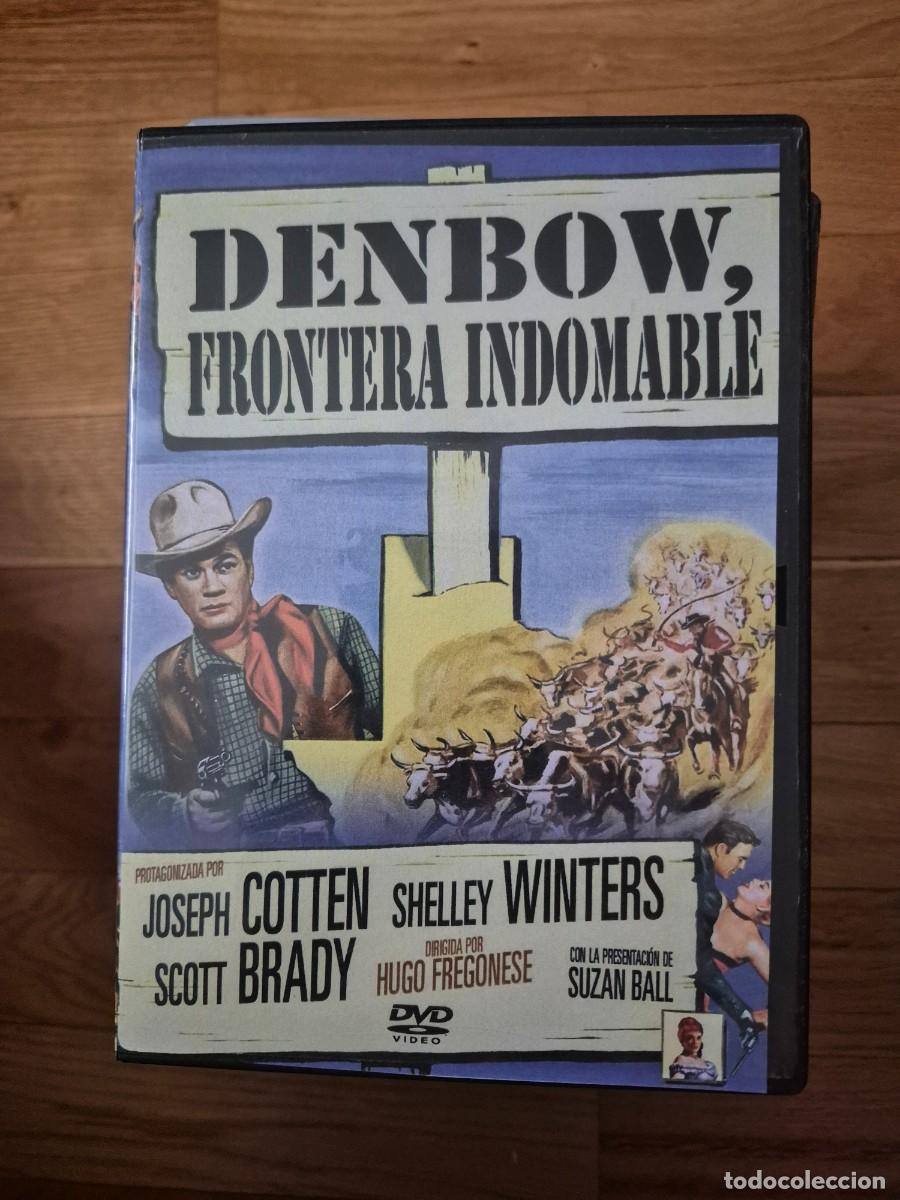 Cine: Denbow, frontera indomable dvd Hugo Fregonese Joseph Cotten Shelley Winters Scott Brady