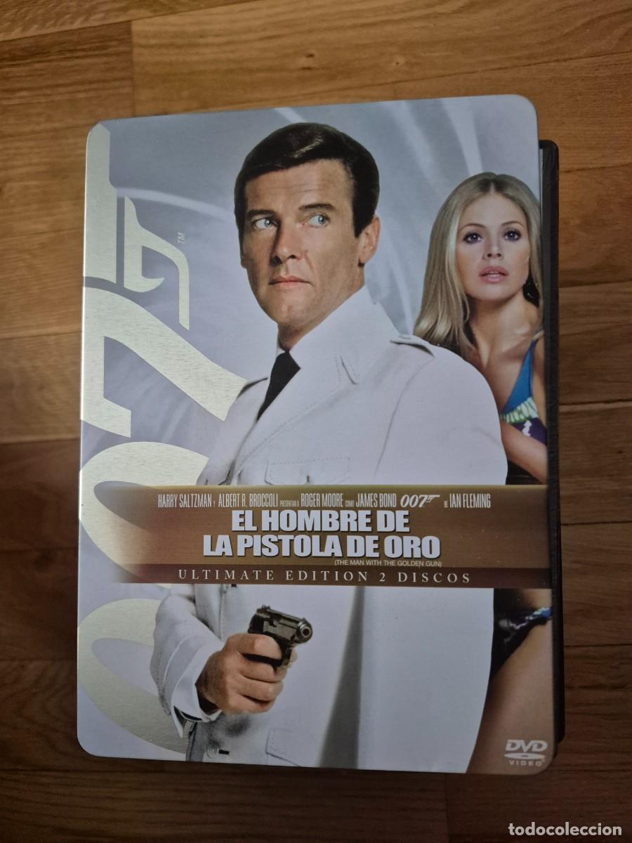 Cine: El hombre de la pistola de oro, 007 2 discos dvd Guy Hamilton Roger Moore Christopher Lee