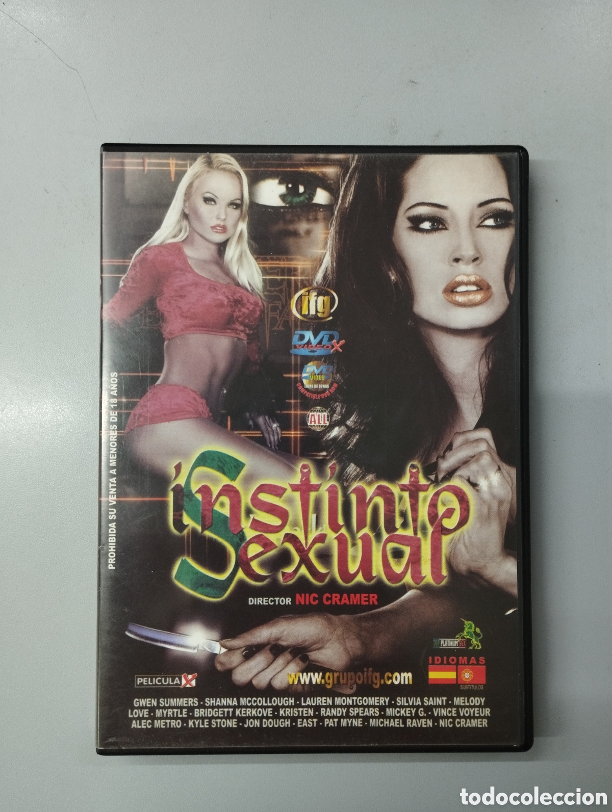 Cine: PELICULA DVD X INSTINTO SEXUAL