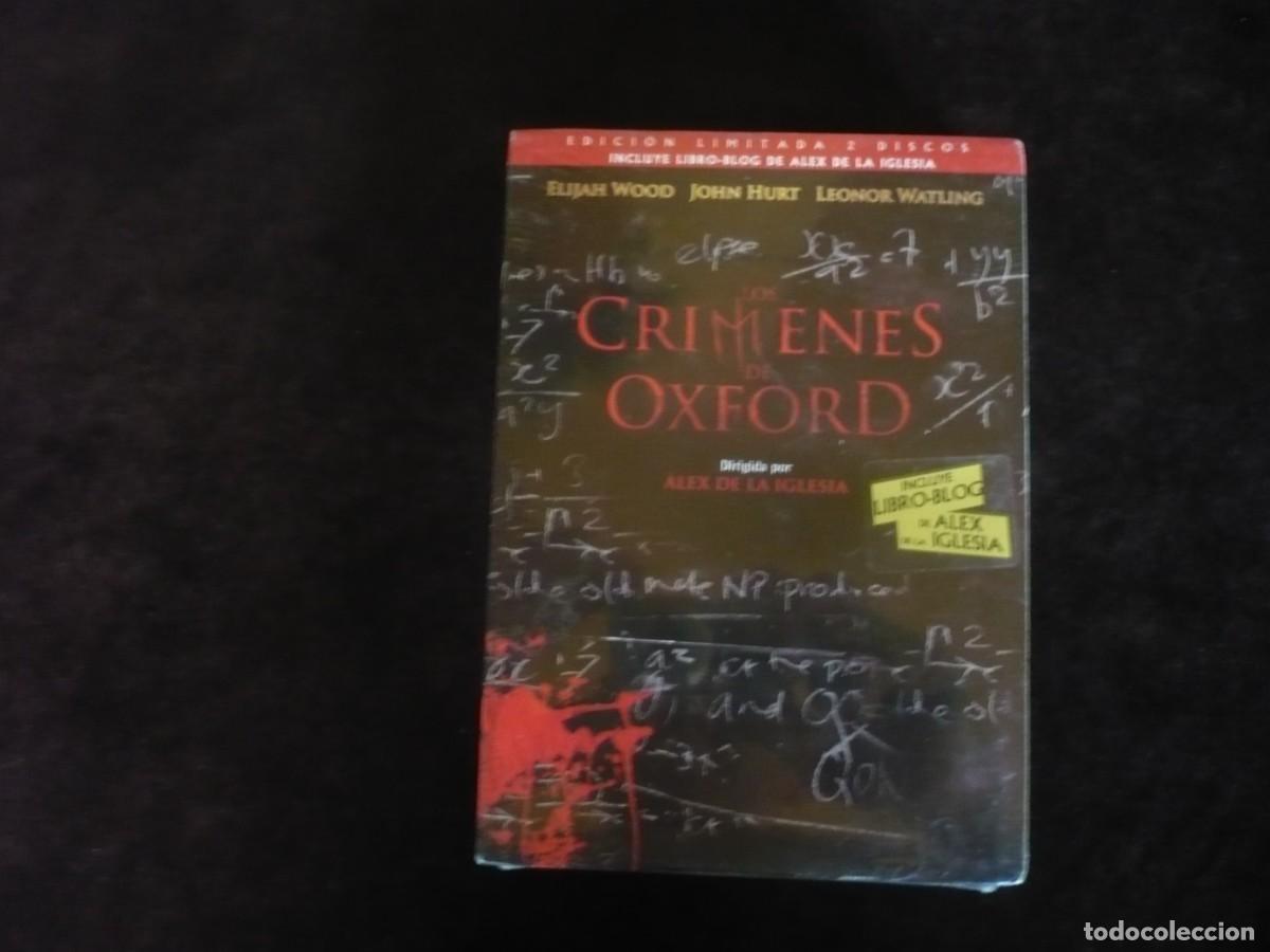 Cine: los crimenes de oxford - edicion 2 discos + libro-blog de alex de la iglesia - dvd nuevo precintado
