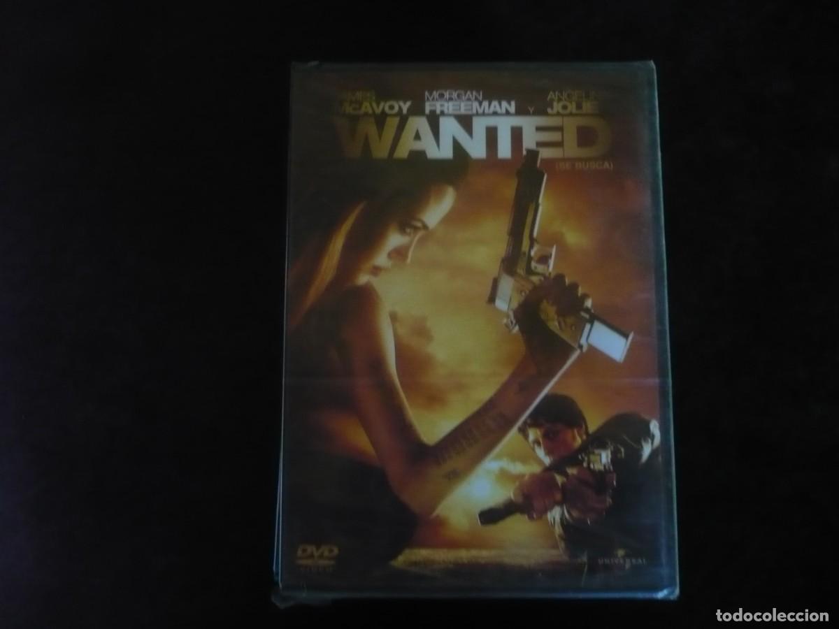 Cine: wanted se busca - angelina jolie y morgan freeman - dvd nuevo precintado