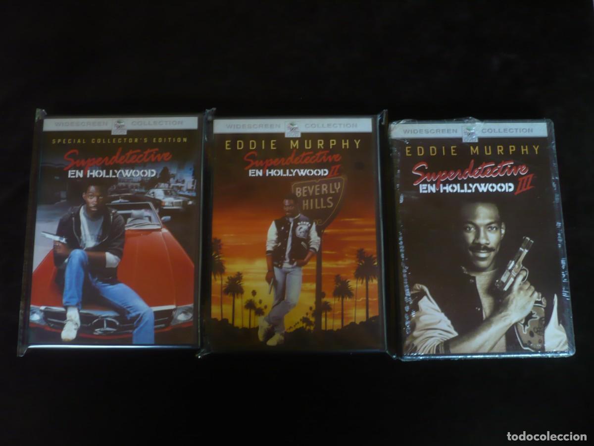 Cine: superdetective en hollywood I + II + III - dvd nuevo precintado la III con precinto original