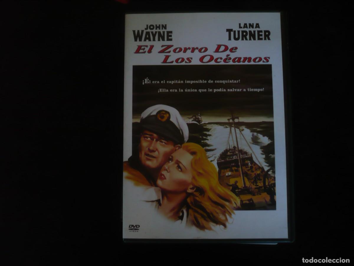 Cine: el zorro de los oceanos - john wayne y lana turner - dvd casi como nuevo