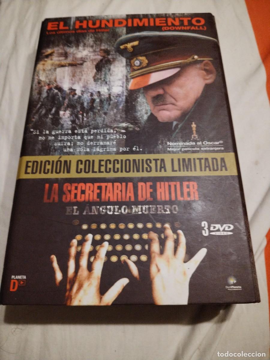 Cine: El hundimiento- la secretar&iacute;a de Hitler- el &aacute;ngulo muerto-edici&oacute;n coleccionista limitada