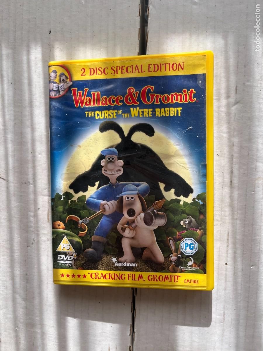 Cine: WALLACE AND GROMIT THE CURSE OF WERE RABBIT - PELICULA DVD KREATEN