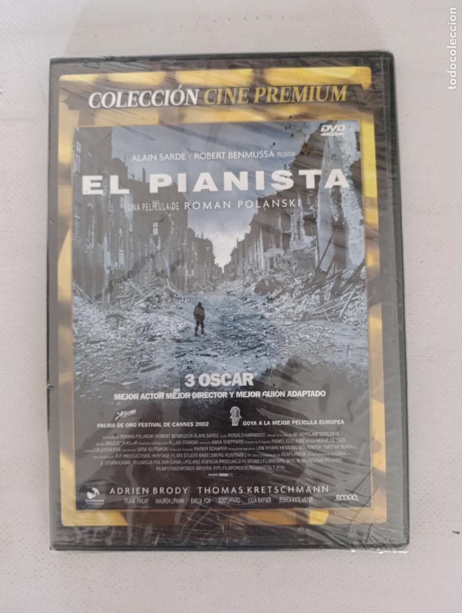Cine: DVD EL PIANISTA - ROMAN POLANSKI - ADRIEN BRODY - CAJA SLIM - NUEVO, PRECINTADO (184)