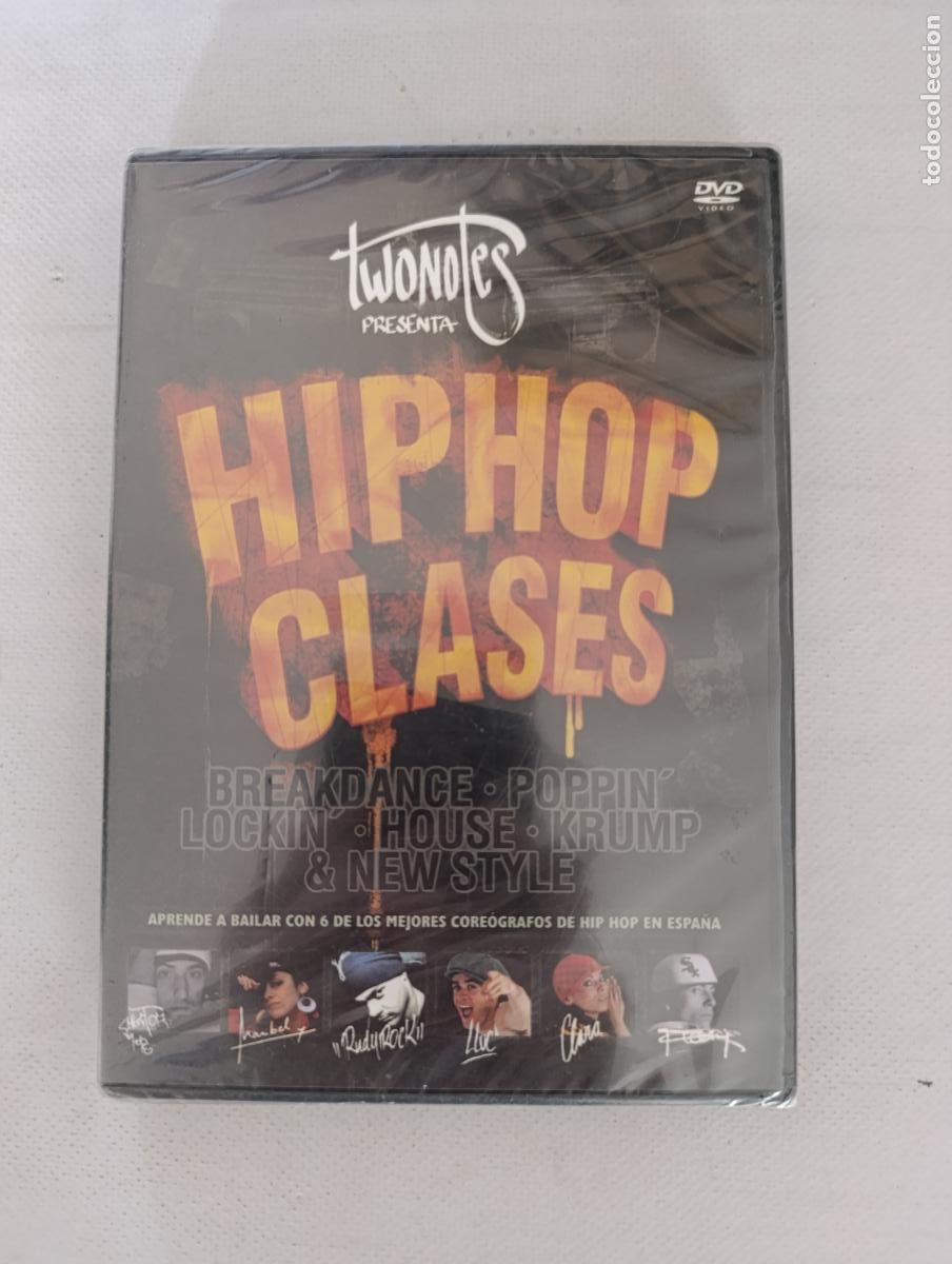 Cine: DVD HIP HOP CLASES - HIPHOP - TWONOTES - APRENDE A BAILAR - NUEVO, PRECINTADO (185)