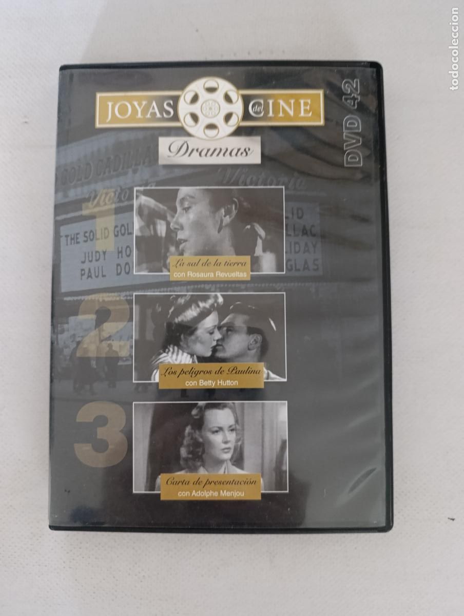 Cine: DVD LA SAL DE LA TIERRA / LOS PELIGROS DE PAULINA / CARTA DE PRESENTACION (186)