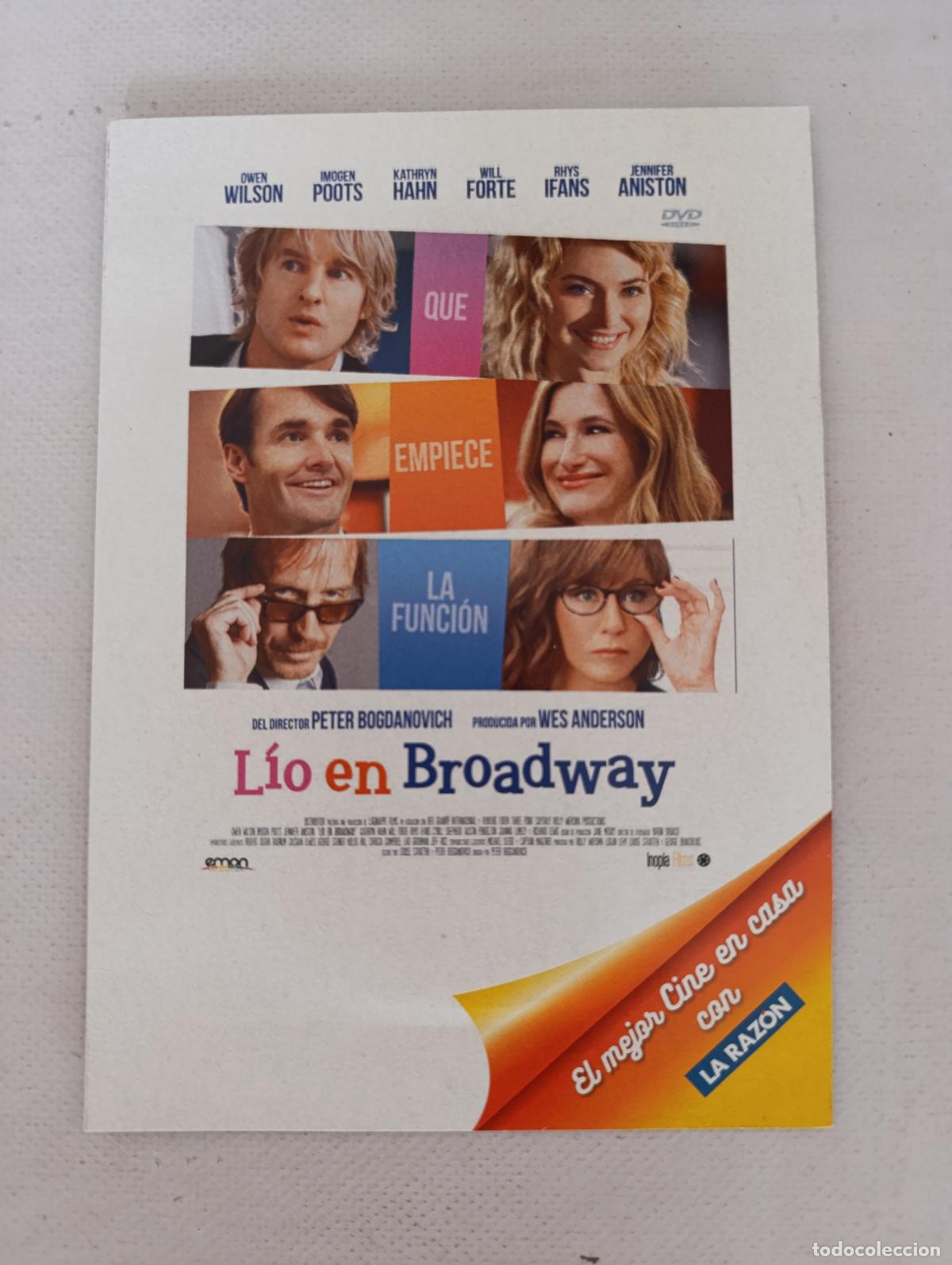 Cine: DVD LIO EN BROADWAY - OWEN WILSON - FUNDA FINA CARTON (186)
