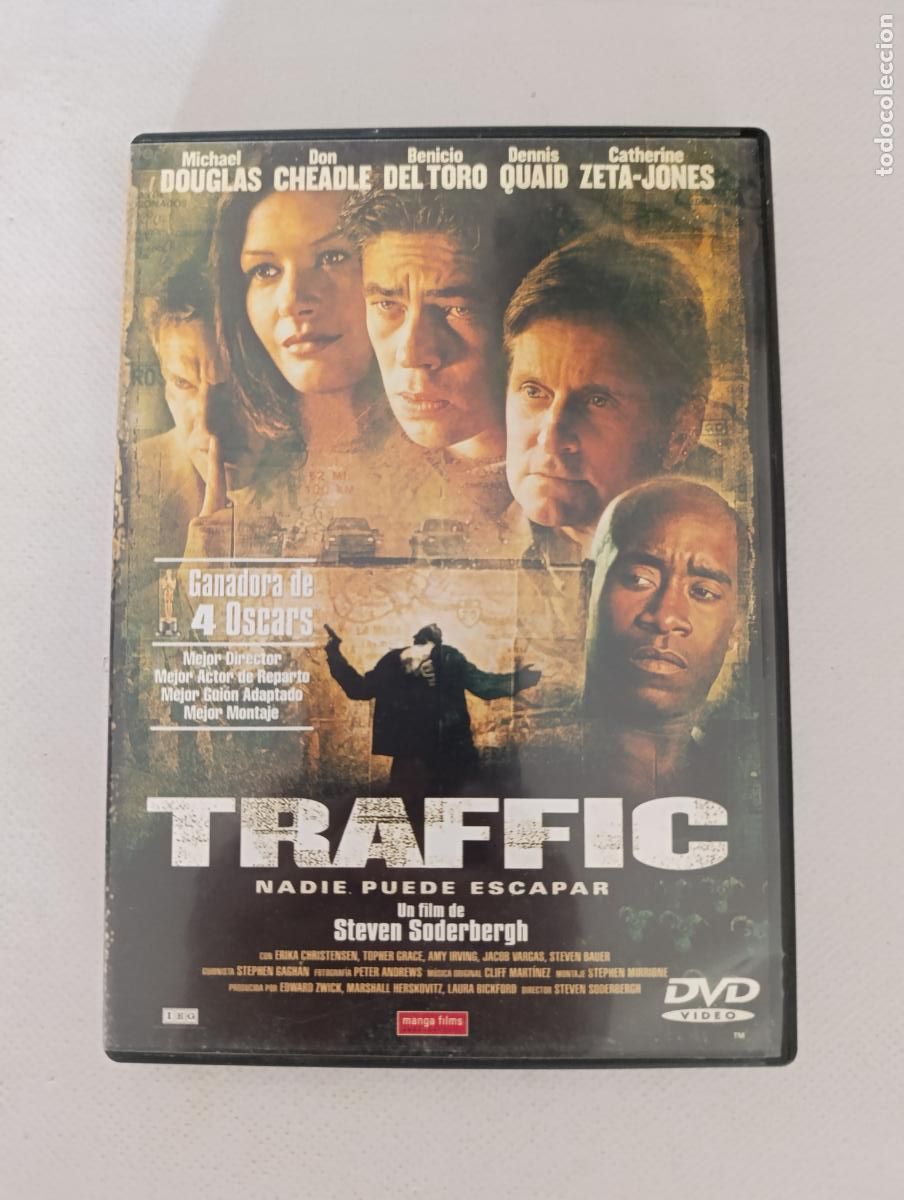 Cine: DVD TRAFFIC - MICHAEL DOUGLAS, DON CHEADLE, BENICIO DEL TORO (186)